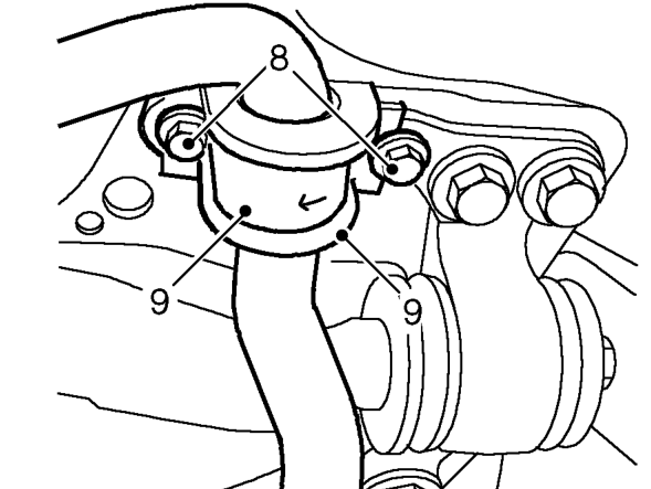 Remove 3 bolts securing gear linkage bracket to front beam and lower gear change linkage o