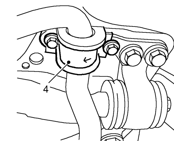 Fit bushes to anti-roll bar, ensuring split faces forwards.