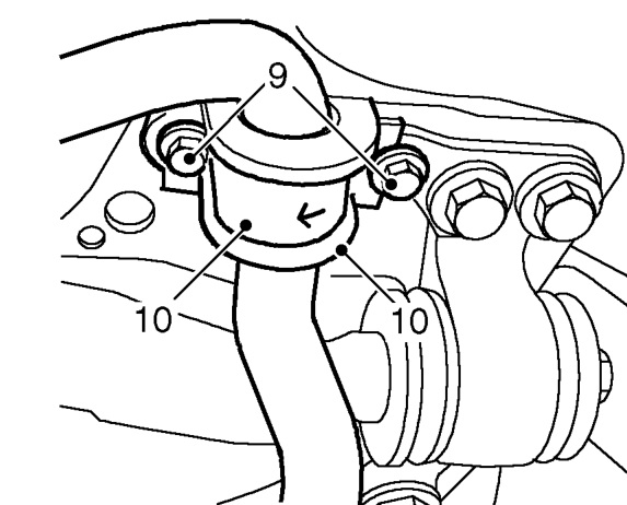 Release selector cable from gearbox.
