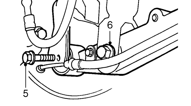 Model with disc brake illustrated – Models with ABS: Remove 2 bolts securing ABS harness to lower arm.