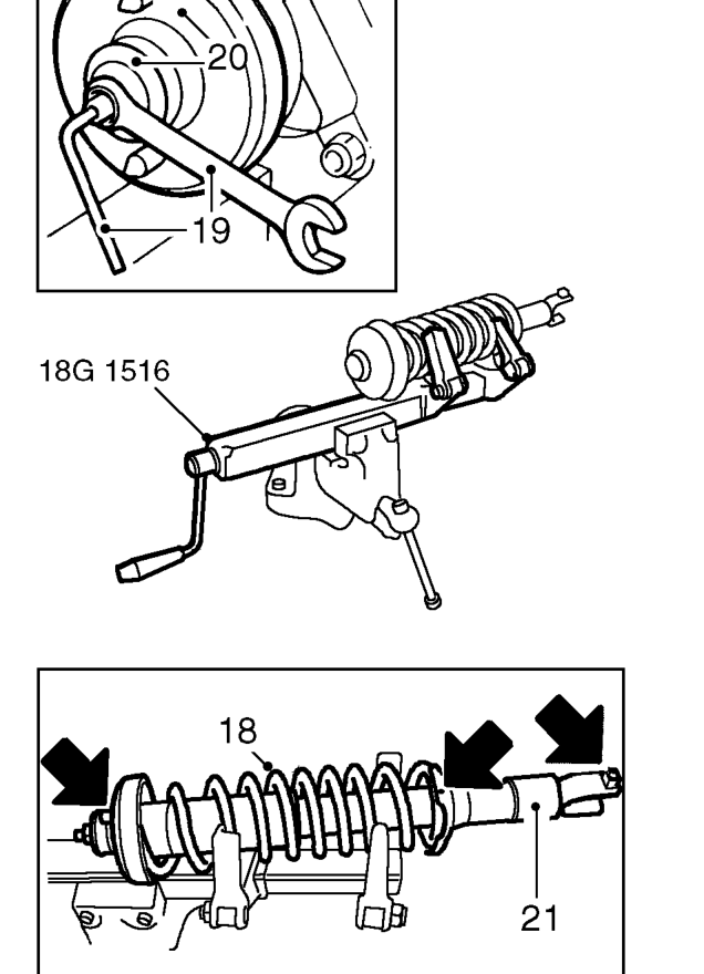 Do not carry out further dismantling if component is removed for access only.