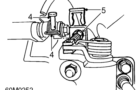 Rear hub bearing - disc brake – Remove 2 bolts securing caliper shield and remove shield.