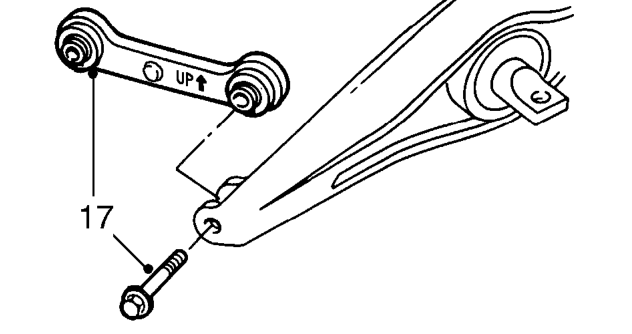 Remove trailing arm assembly. Do not carry out further dismantling if component is removed