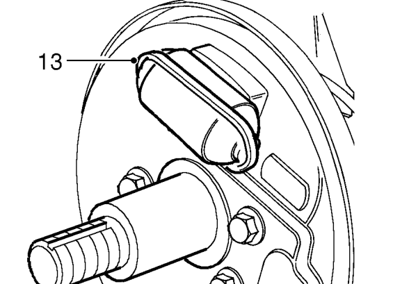 Remove brake shoe assembly.