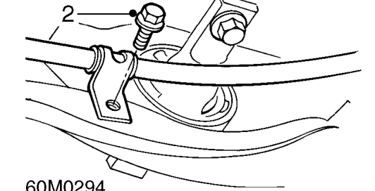 Rear trailing arm and stub axle - drum brake with abs – Remove rear hub. See this section.