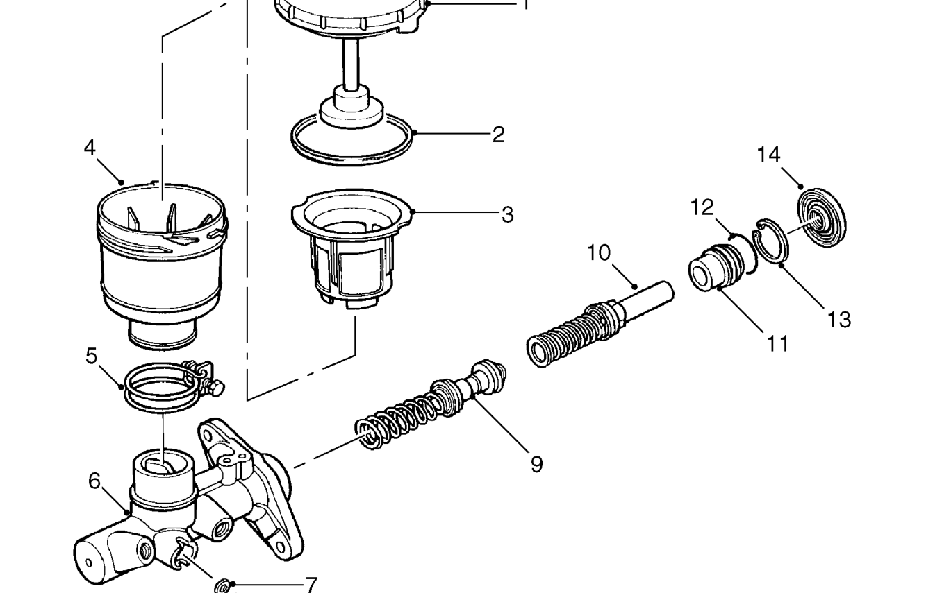Master cylinder components