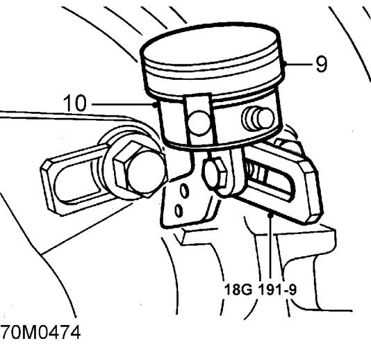 Disc run-out – Lower caliper housing.