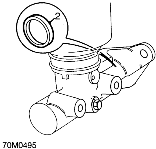 Clean master cylinder and servo mating surfaces.
