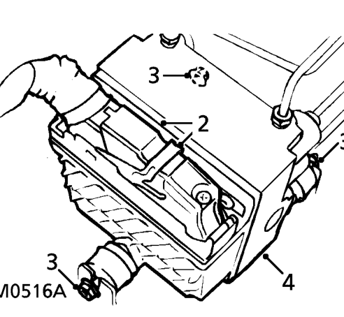 Abs ecu - up to 97.5my – Disconnect battery earth lead.