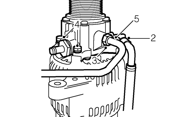 Brake servo vacuum pump - ’l’ series – Remove alternator. See ELECTRICAL, Repairs.