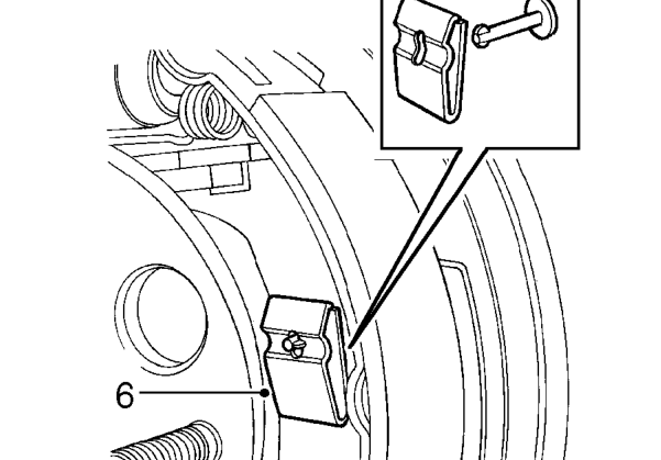 Abs rear wheel sensor and harness - drum brake – Remove rear brake drum. See this section.