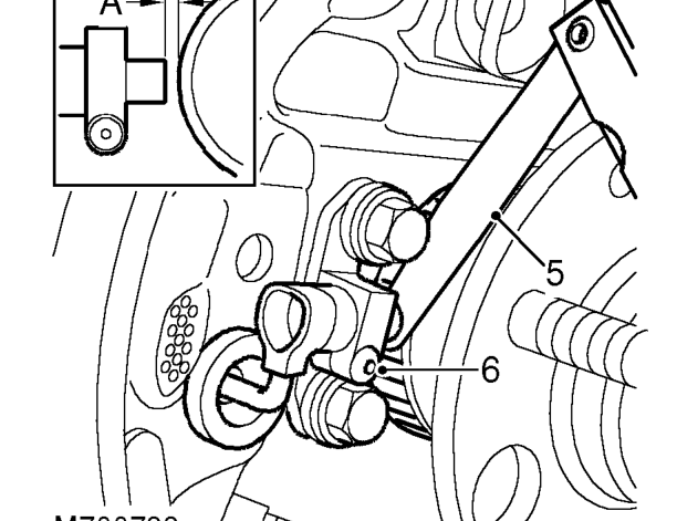 Align sensor, fit bolts and tighten to 45 Nm.Tighten remaining backplate bolts to 45 Nm.