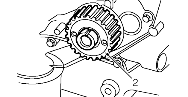 Crankshaft front oil seal – Remove camshaft timing belt. See this section.