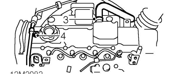 Camshaft cover gasket – Remove turbocharger outlet pipe. See ENGINE MANAGEMENT SYSTEM - EDC, Repairs.