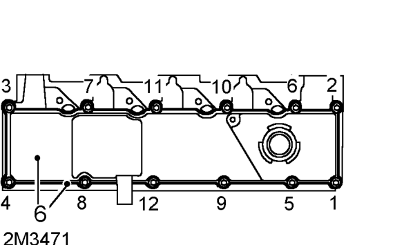 Camshaft cover gasket – Remove bolt securing brake servo vacuum pipe to camshaft cover.