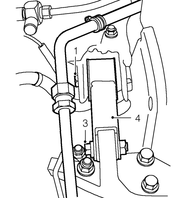 Engine steady bar - upper – Service repair no - 12.45.16