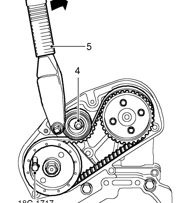 Fit timing belt using fingers only rotating the injection pump timing belt camshaft gear f