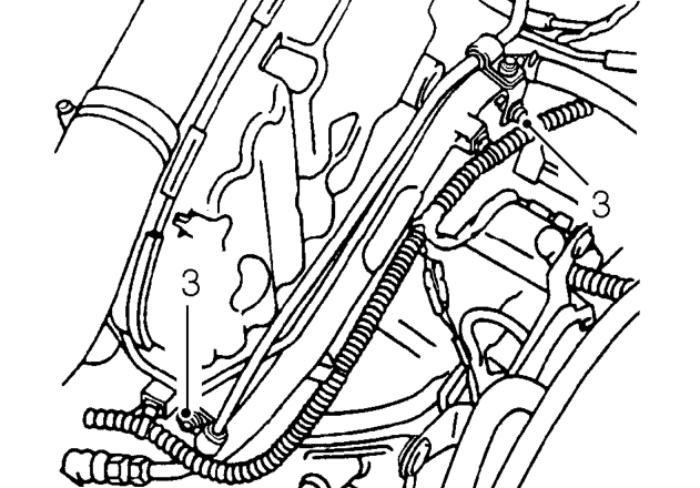 Fuel injection pump timing belt cover – Remove air cleaner. See ENGINE MANAGEMENT SYSTEM - EDC, Repairs.