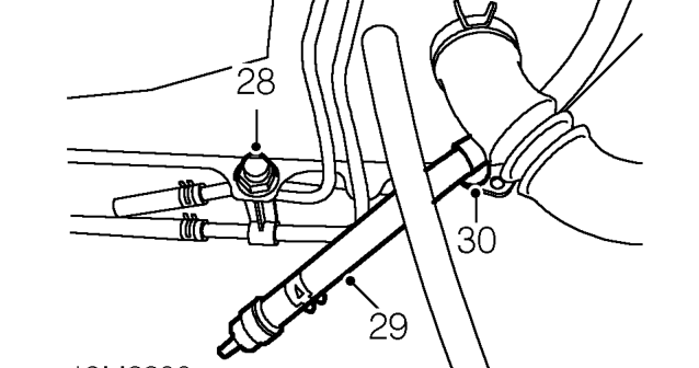 Caution: plug the connections. – Remove fuel gauge tank unit and seal.