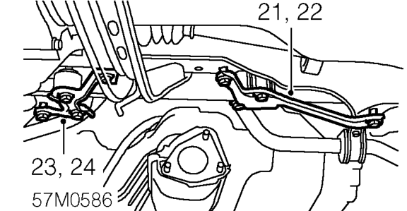 All models – Remove tie-rod ends.