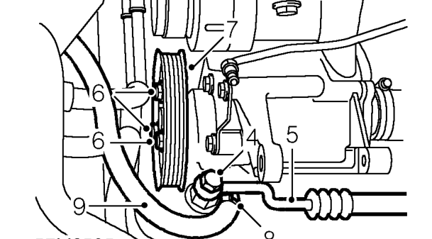 Warning: support on safety stands. – Position drain tin to collect any spillage.