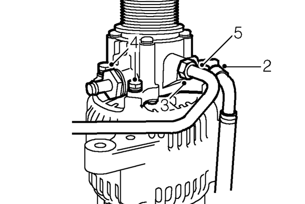 Brake servo vacuum pump - ’l’ series – Remove alternator. See ELECTRICAL, Repairs.