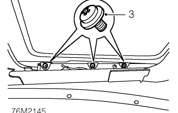 Drive cable – Slide back the sunshade.
