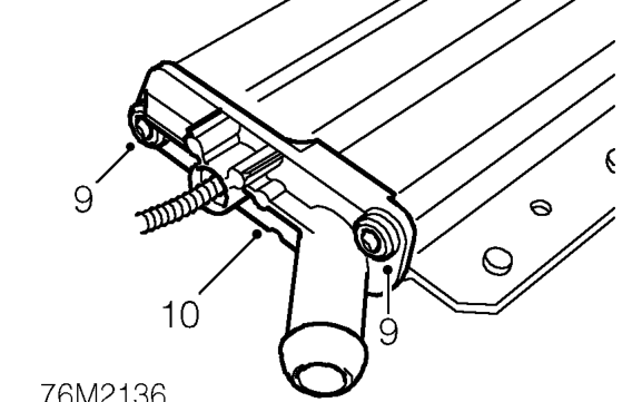 Remove bracket and tubes from cables.