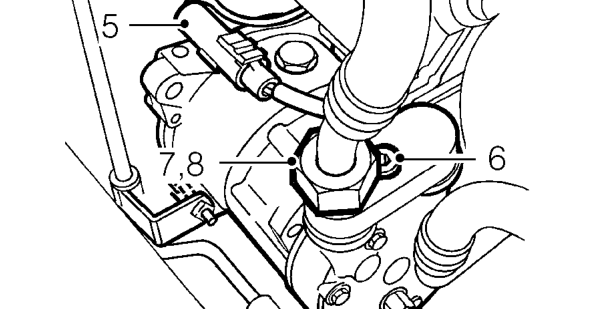 Warning: support on safety stands. – Remove auxiliary drive belt. See ELECTRICAL, Repairs.