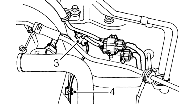 Engine overheat protection switch - ’l’ series – Remove underbelly panel. See BODY, Exterior fittings.
