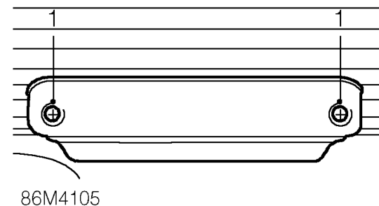 High level stop lamp – Service repair no - 86.46.09