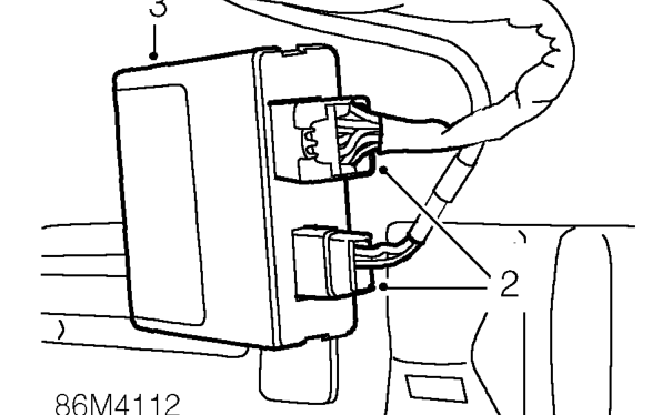 Immobiliser control unit – Remove dashboard lower cover. See REPAIR MANUAL - Body.