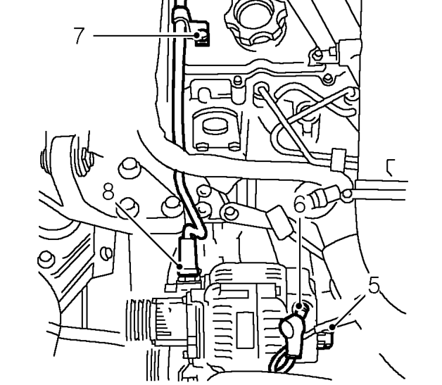 Warning: support on safety stands. – Remove auxiliary drive belt. See this section.
