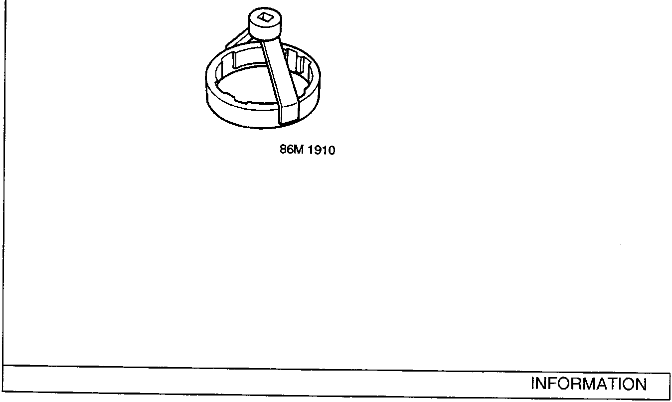 Illustration of a Fuel Sender Spanner tool