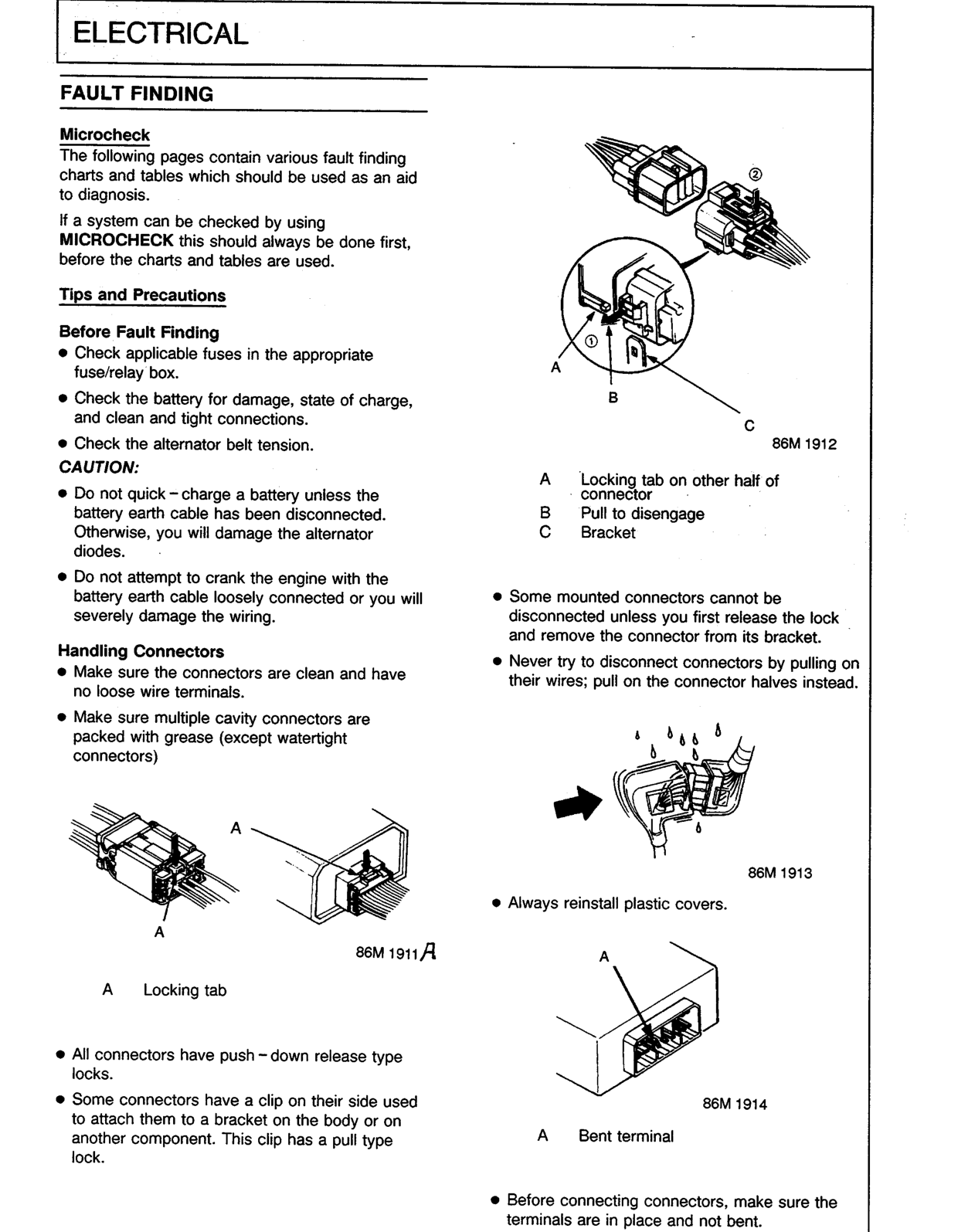 Scan of the original manual page with all its drawings