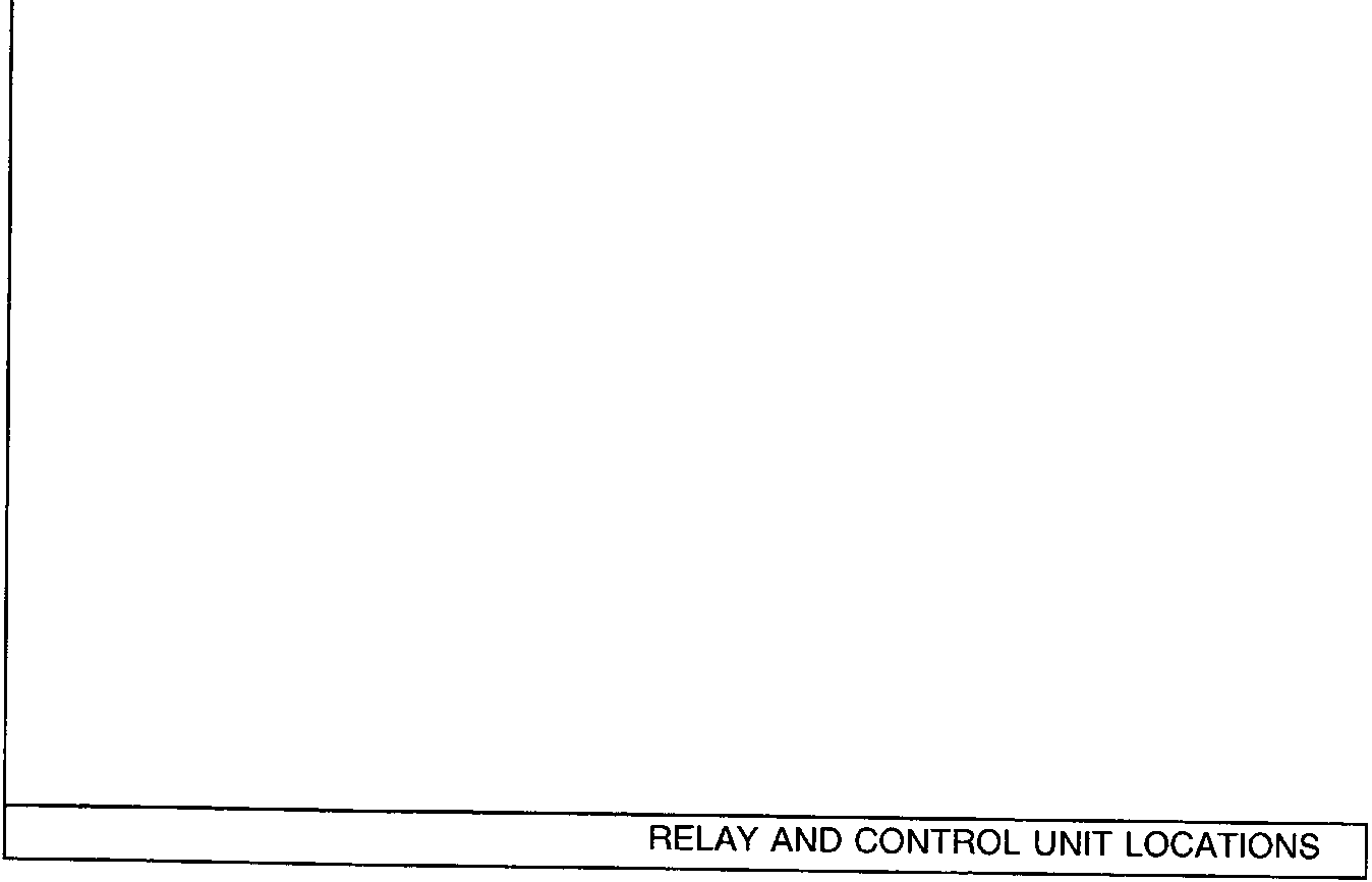 Blank diagram area for relay and control unit locations