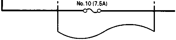 Fuse box terminal connections for taillights.