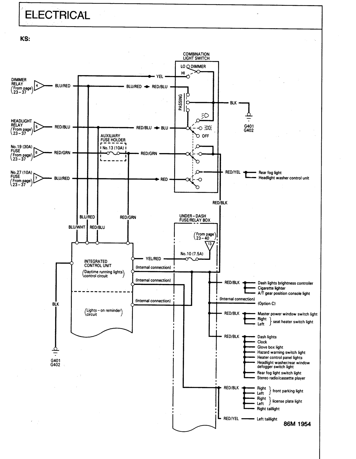 Scan of the original manual page with all its drawings