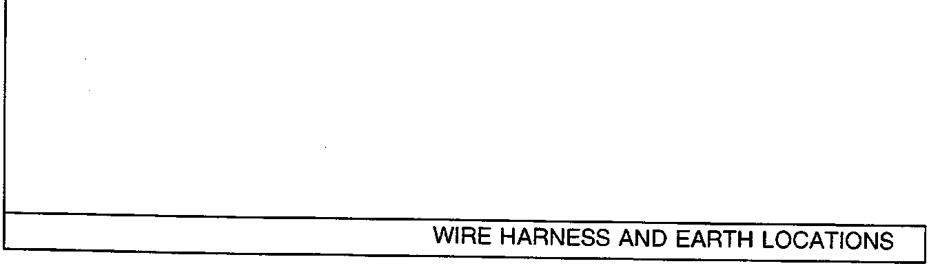 Wire harness and earth grounding locations diagram