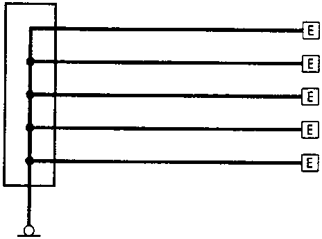 Electrical circuit diagram showing connections for left-side components including headlight, turn signal, vehicle speed sensor (VSS), windshield washer motor, and headlight washer motor.