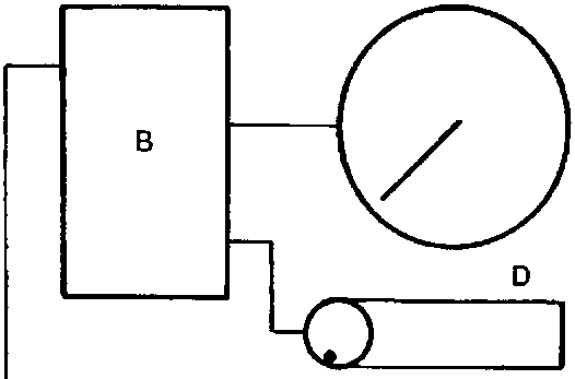 Schematic diagram of the speedometer system showing the speed pulse, speedo/odo/trip drive circuit, speedometer, odo/trip meter, step motor, vehicle speed sensor, magnet, and hole in IC unit.