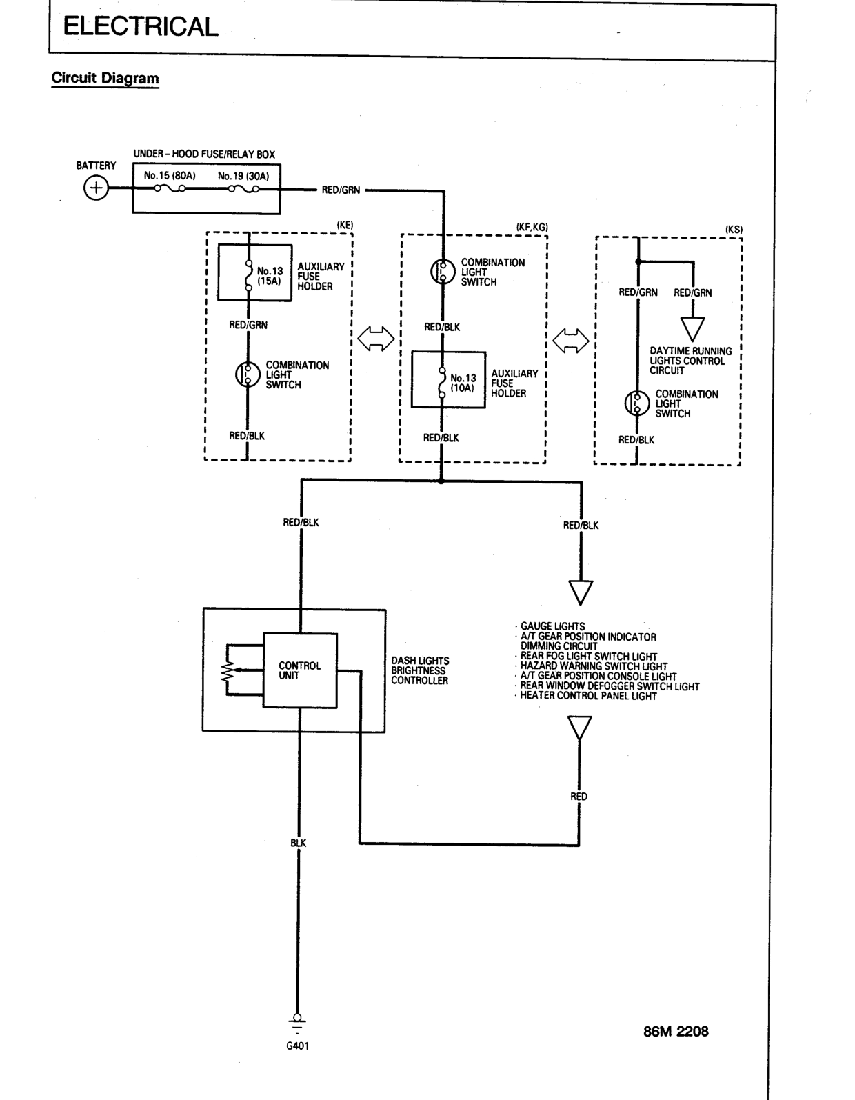 Scan of the original manual page with all its drawings