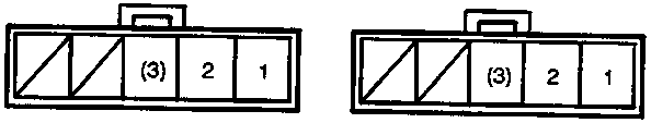 Connector pinout diagrams for Slip Ring 5-P Connector (to SRS Main Harness and to SRS Unit) and SRS Unit 5-P Connector showing pin numbers and horn circuit designation.