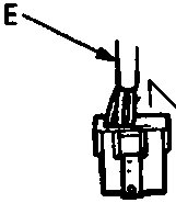 Close-up diagram of connector lock A being removed from slip ring assembly