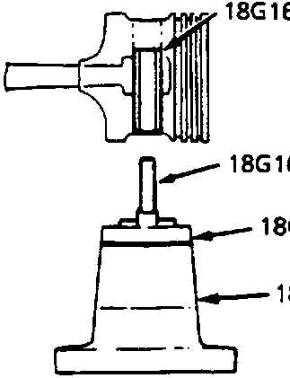 Diagram showing tool parts 18G1626-4/2, 18G1526-4/1, 18G1626-4/2, and 18G1626, labeled 12M0744