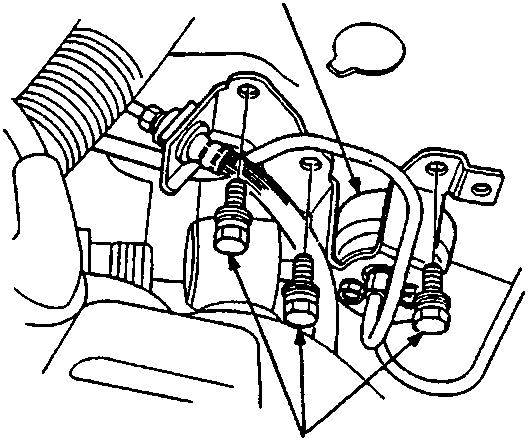 Diagram of clutch damper installation showing bolts with torque specification 8 x 1.25 mm 22 N m