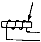 Schematic diagram of the wheel sensor internal components including permanent magnet, coil, and gear pulser