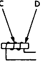 Schematic diagram of permanent magnet D and gear pulser B