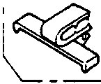 Diagram of a rectangular opener mechanism with a lever