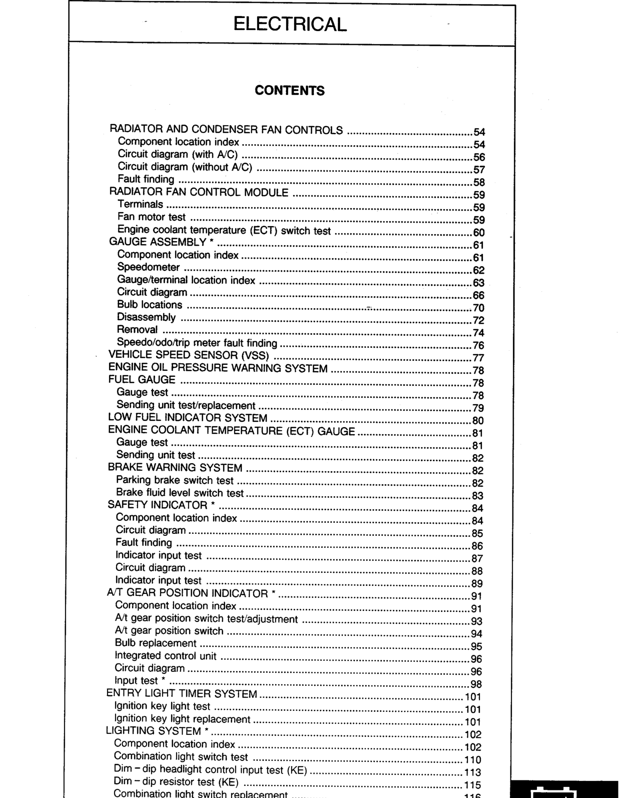 Scan of the original manual page with all its drawings